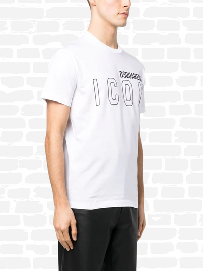 דיסקוורד טי שירט צבע לבן Icon T-shirt with print