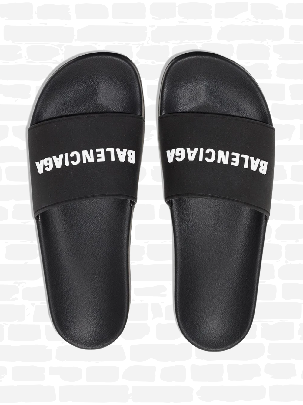 בלנסיאגה כפכפים צבע שחור Pool Slide Sandal