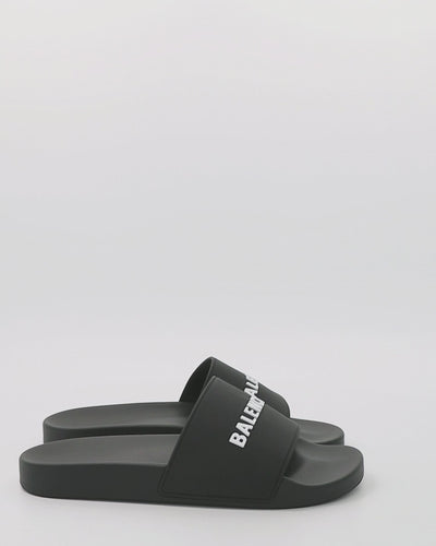 בלנסיאגה כפכפים צבע שחור Pool Slide Sandal